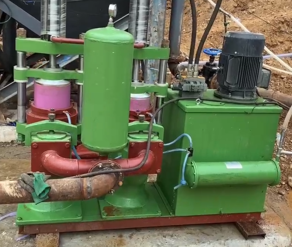YBH250壓濾機(jī)專用泵在洗沙廠使用現(xiàn)場